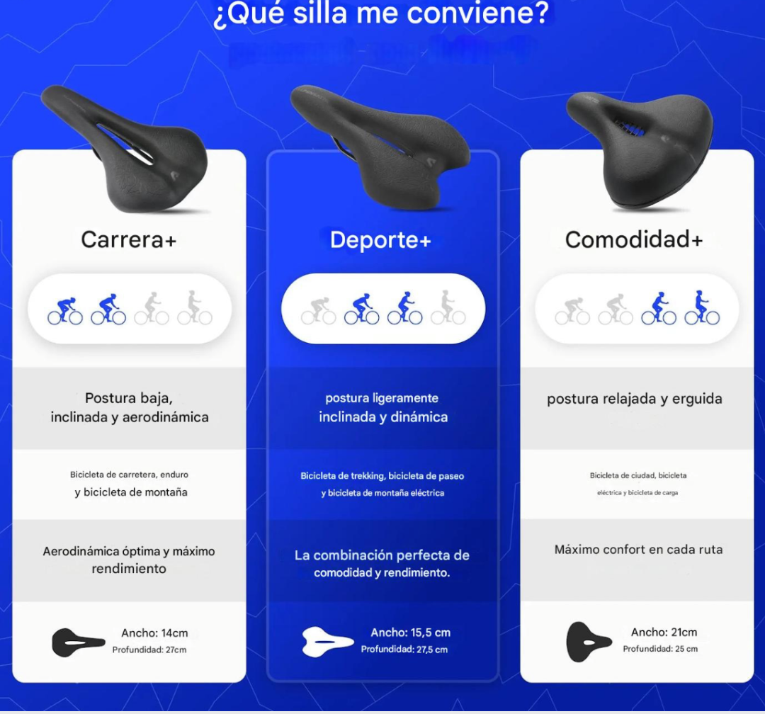 Sillín 3.0 Deporte+